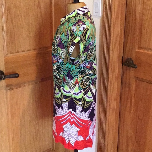 GUSTO BARCELONA Multicolored Summer Mini Dress. - Picture 4 of 9